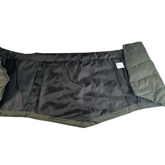 ICEBURG Outerwear Puffer Olive Green Skirt Med Pockets Full Zip100% Polyester - Picture 8 of 12